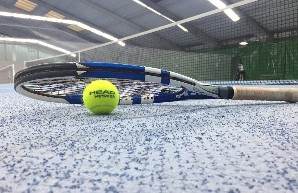 tennis, hall, tennis racket