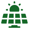 Solar and Battery ICON